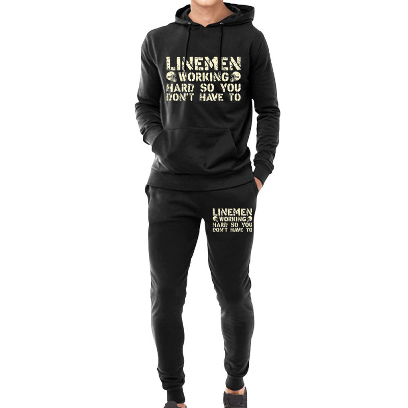 Offensive Linemen Working Hard So You Don't Have To Football Hoodie & Jogger set by Artist-Shannon | Artistshot