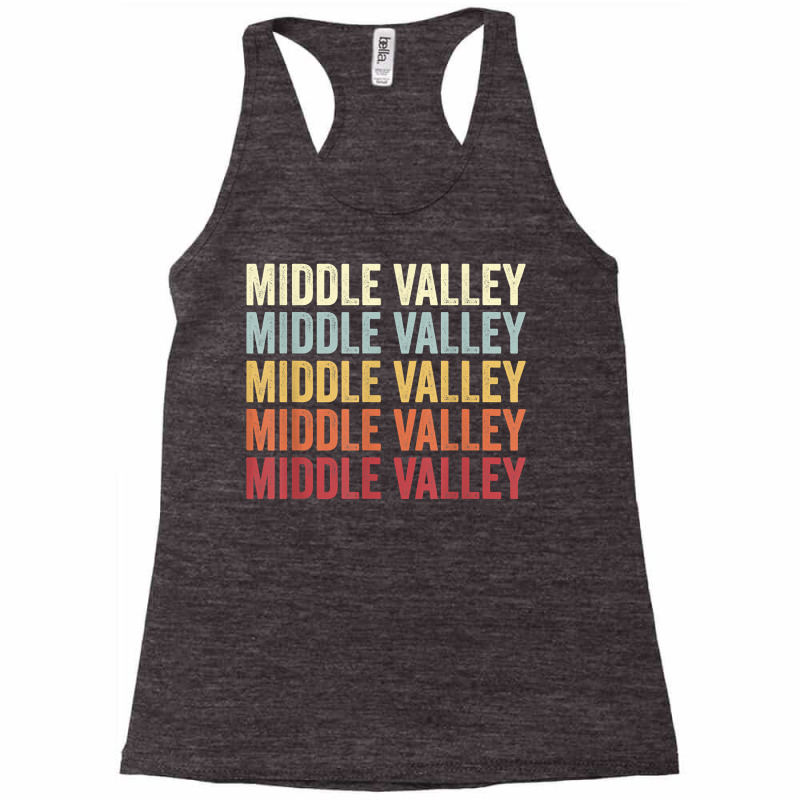 Middle Valley Tennessee Middle Valley Tn Retro Vintage Text T Shirt Racerback Tank by moneyydopoienlc | Artistshot