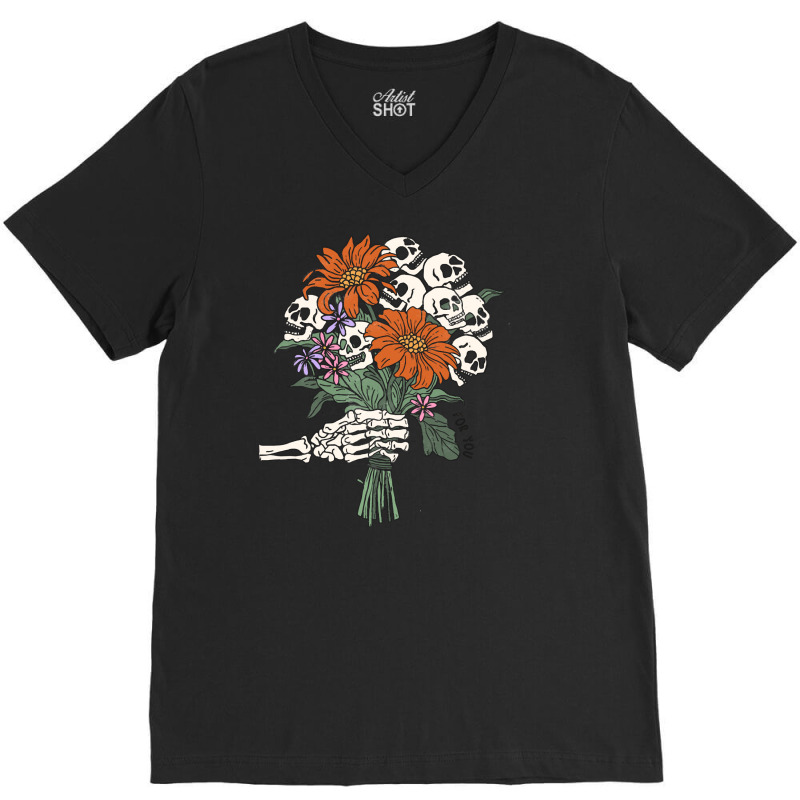 Halloween T  Shirt Flowers For You T  Shirt V-Neck Tee by oweber478 | Artistshot