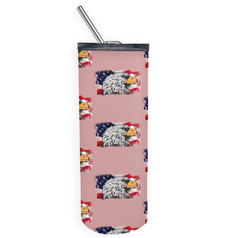 American Flag Eagle Skinny Tumbler | Artistshot