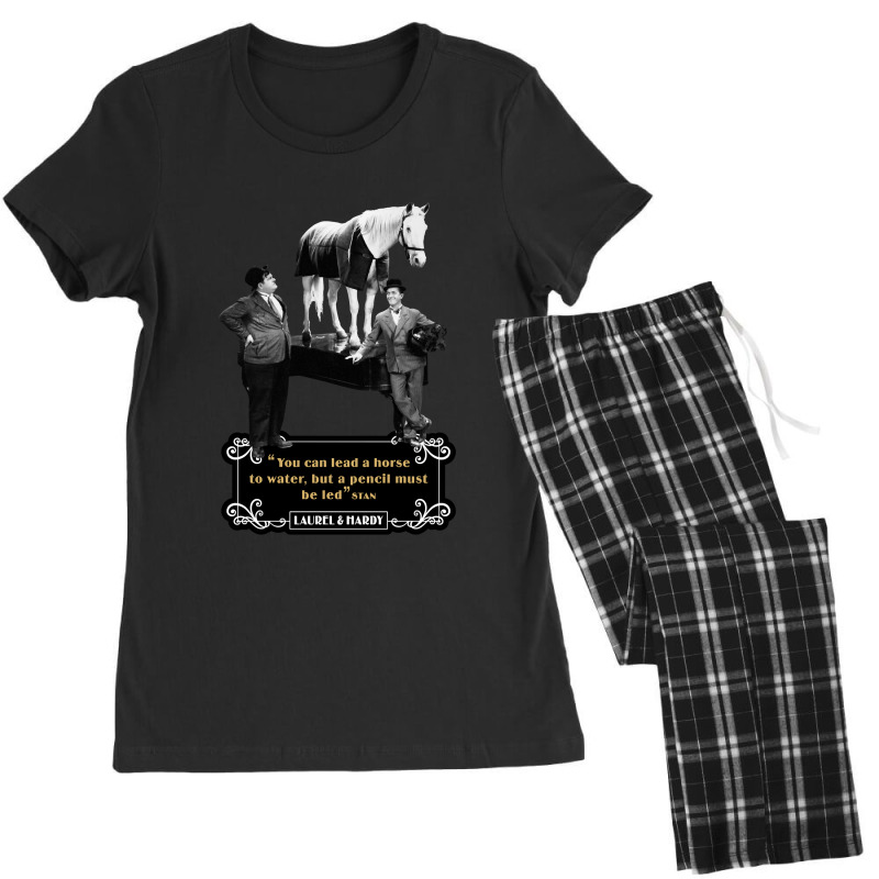 Art Character Stan Laurel Call Me Women's Pajamas Set by ArtistMelanie | Artistshot