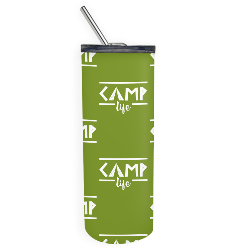 Camp Life Skinny Tumbler | Artistshot