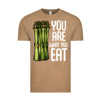 Vintage Coffee asparagus t  shirt asparagus   you are what you eat   vegetable vegan Vintage T-Shirt - phminh22