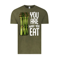 Vintage Olive asparagus t  shirt asparagus   you are what you eat   vegetable vegan Vintage T-Shirt - phminh22