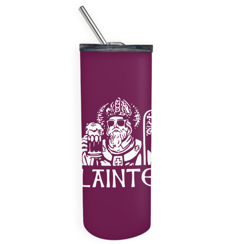 Slainte St Patricks Day Skinny Tumbler | Artistshot