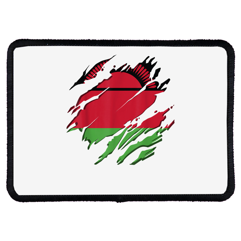 Flag Identity Pride Heritage Malawi T Shirt Rectangle Patch | Artistshot