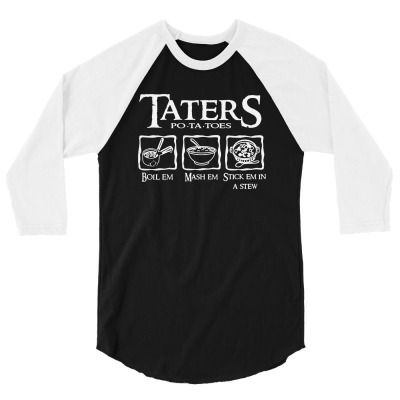 The Lord Of The Rings Taters Potatoes Recipe 3/4 Sleeve Shirt Designed By Vanode Art