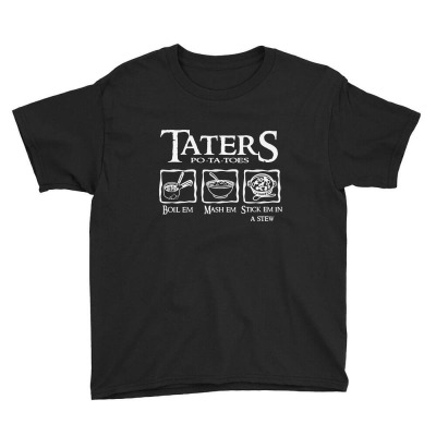 The Lord Of The Rings Taters Potatoes Recipe Youth Tee Designed By Vanode Art