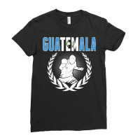 Guatemala Table Tennis Fans Jersey Guatemalan Ping Pong Fan T Shirt Ladies Fitted T-shirt | Artistshot