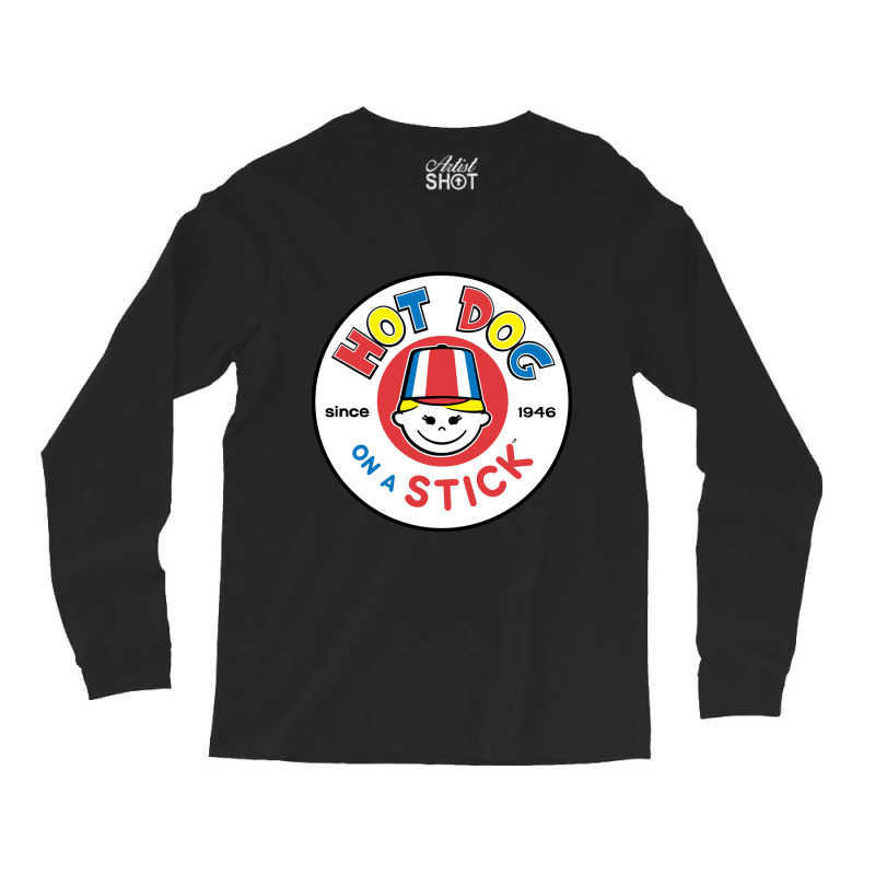 Hot Dog On A Stick Resto Long Sleeve Shirts | Artistshot