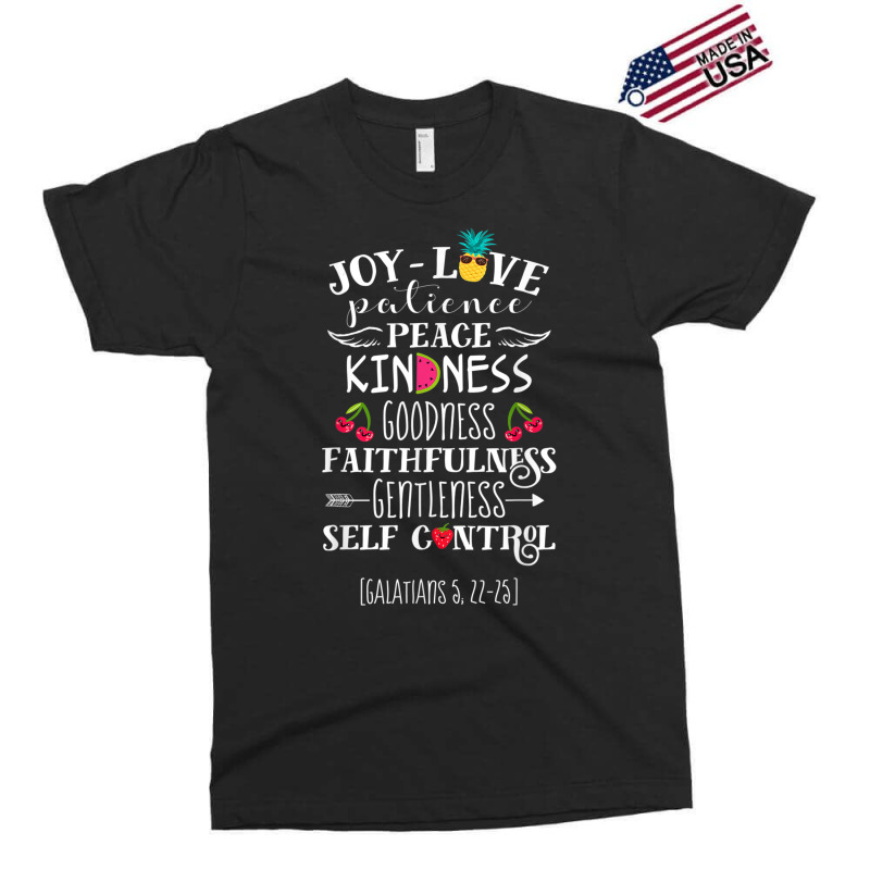 Fruit Of The Spirit Shirt Galatians 522-23 Bible Christian Birthday Gi Exclusive T-shirt by Aria-Proctor | Artistshot