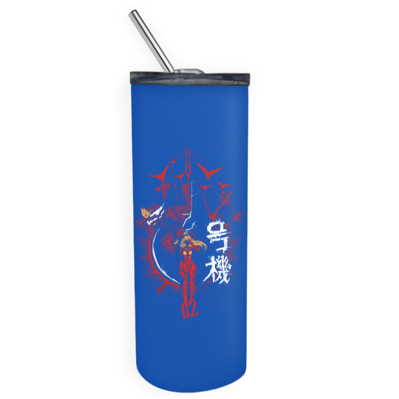 Evangelitee 02 Skinny Tumbler by Fearcheck | Artistshot