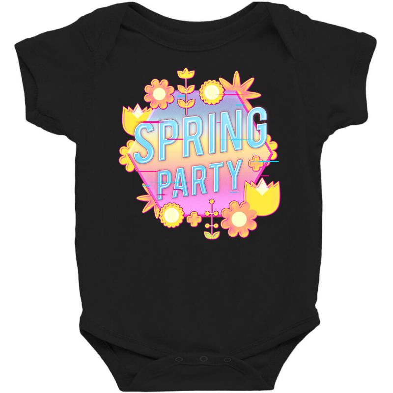 Spring Party Flower And Plants Baby Bodysuit | Artistshot