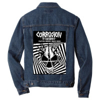 Graphic Vintage  Hardcore Punk Characters Video Game Men Denim Jacket | Artistshot