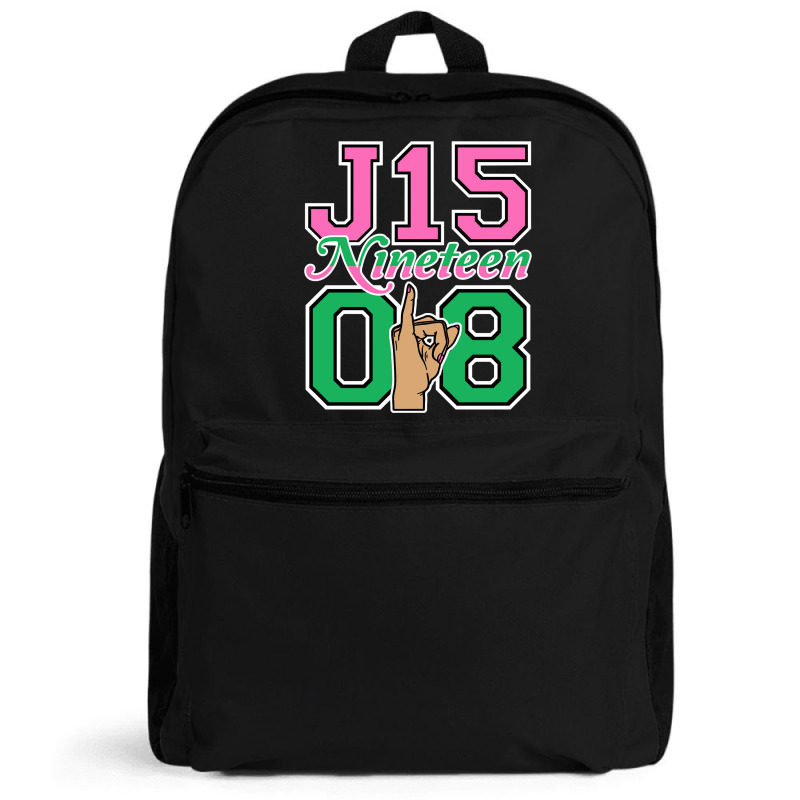 J15 Nineteen 08 Founder's Day Aka Women Hand Sign Sweatshirt Backpack | Artistshot