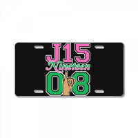 J15 Nineteen 08 Founder's Day Aka Women Hand Sign Sweatshirt License Plate | Artistshot