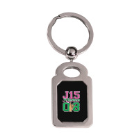 J15 Nineteen 08 Founder's Day Aka Women Hand Sign Sweatshirt Silver Rectangle Keychain | Artistshot