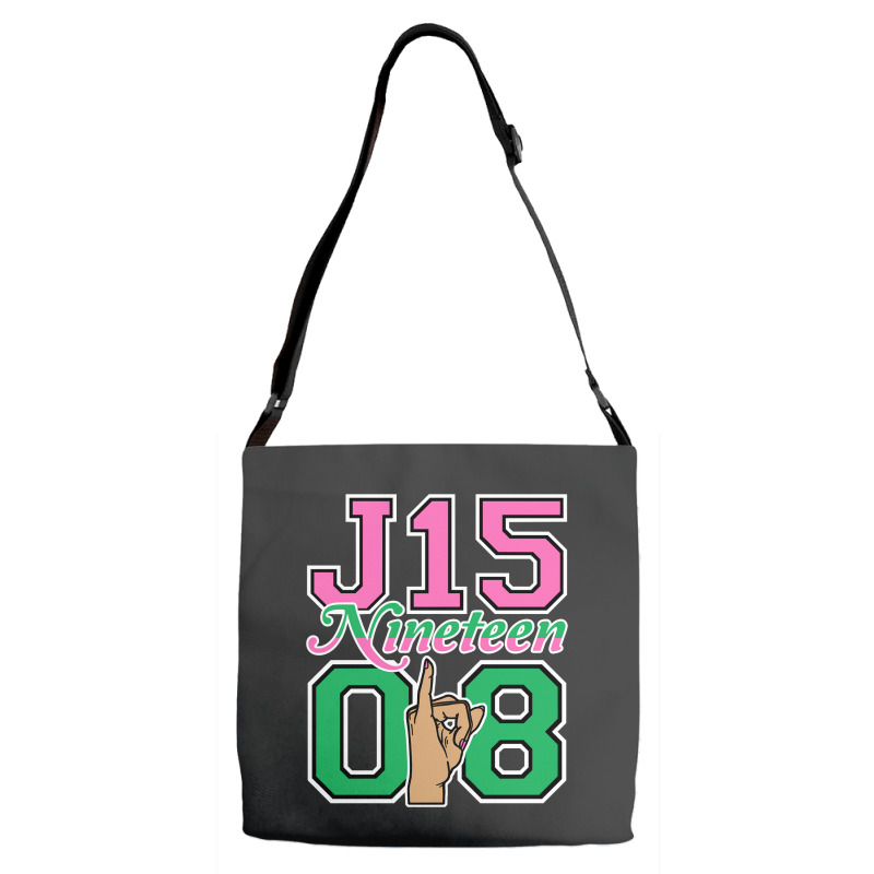 J15 Nineteen 08 Founder's Day Aka Women Hand Sign Sweatshirt Adjustable Strap Totes | Artistshot