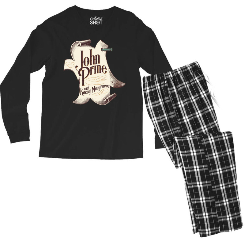 Graphic Vintage  Occasional Actor Graphic Music Men's Long Sleeve Pajama Set | Artistshot