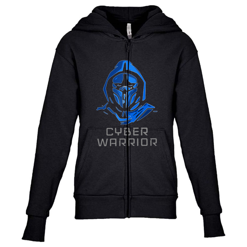 Cyber Warrior Youth Zipper Hoodie | Artistshot