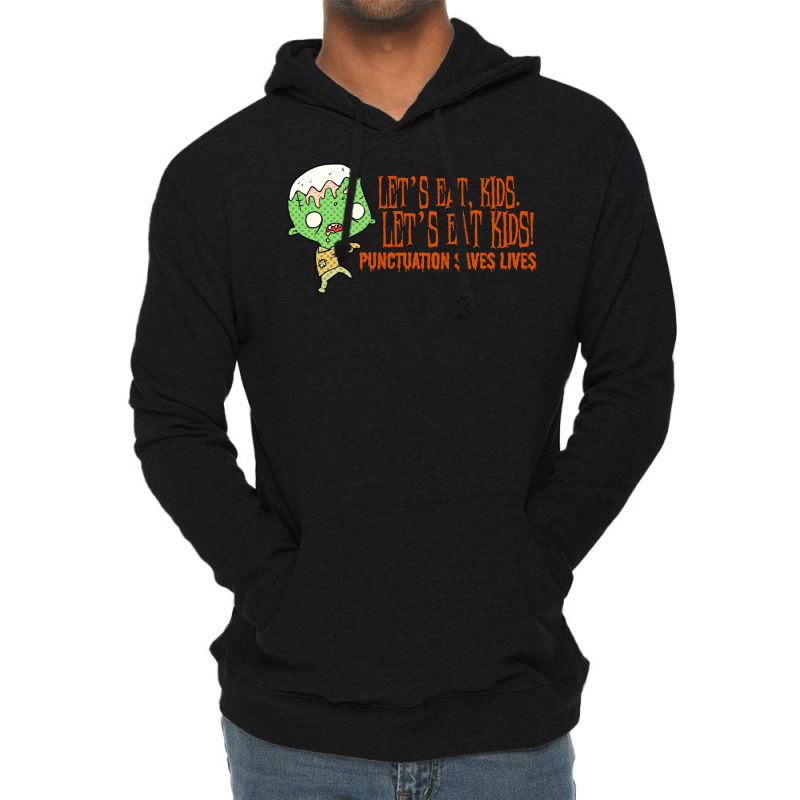 Halloween T  Shirt Punctuation Saves Lives T  Shirt Lightweight Hoodie by oweber478 | Artistshot