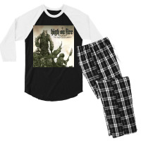 Vintage Graphic  Rock Music For Men Women Men's 3/4 Sleeve Pajama Set | Artistshot