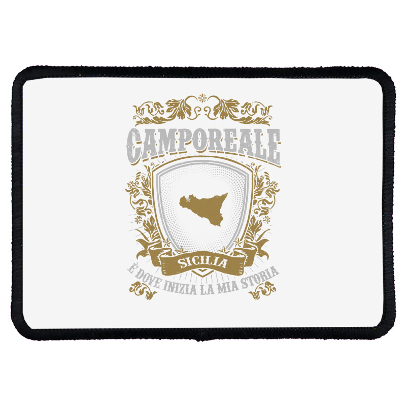 Camporeale Sicilia E Dove Inizia La Mia Storia Shirt Rectangle Patch | Artistshot