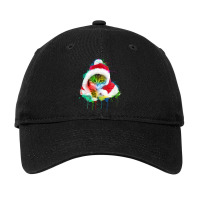 Merry Christmas Cat Adjustable Cap | Artistshot