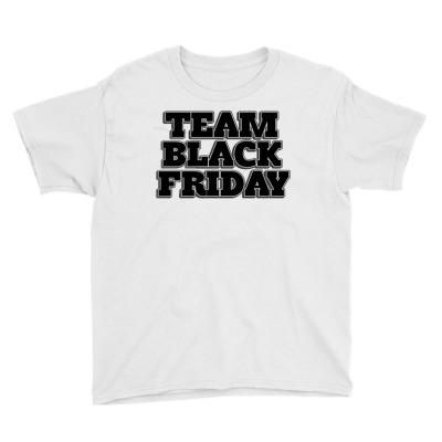 Team Black Friday Youth Tee Designed By Kiva27