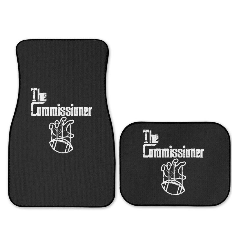 Custom The Commissioner Fantasy Football Commish Ffl Full Set Car Mats ...