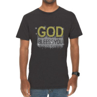 God Blessed You Rhinestone Graphic Funny Christian Woman Tee Mens Funn Vintage T-shirt | Artistshot