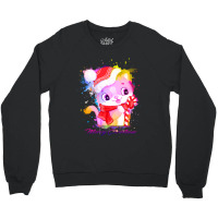 Merry Christmas Cat Crewneck Sweatshirt | Artistshot