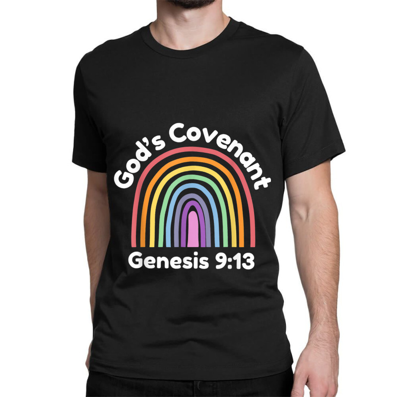 God’s Covenant Rainbow  Genesis 913 Christian Characters Video Game Classic T-shirt by Aria-Proctor | Artistshot