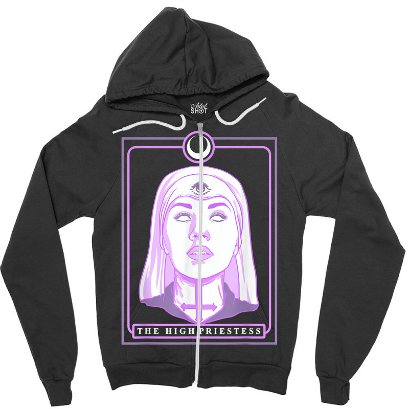 Mask Palmistry For Men Women Zipper Hoodie by ArtistDamon | Artistshot