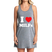 I Love Heart Milfs And Mature Sexy Women T Shirt Tank Dress | Artistshot