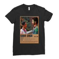 Classic Retro  Bollywood Dance Art Ladies Fitted T-shirt | Artistshot