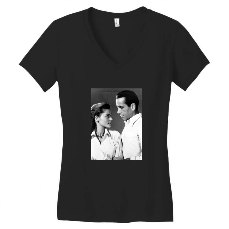 Humphrey Bogart Women's V-Neck T-Shirt by carleelrich | Artistshot