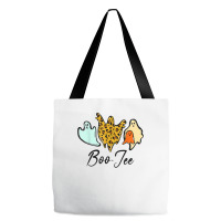 Boo Jee Bleached Leopard Pumpkin Halloween T Shirt Tote Bags | Artistshot