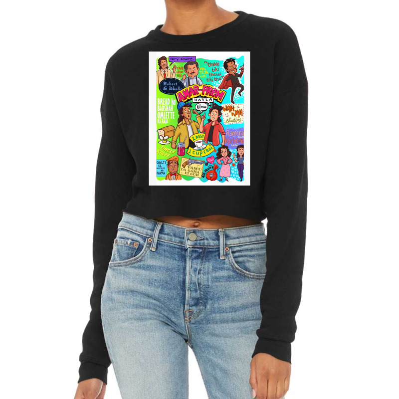 Graphic Movies Bollywoods Day Gifts Cropped Sweater by LandinArtists | Artistshot