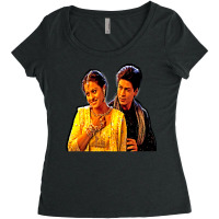 Graphic Picture  Bombay Cinema Vintage Music Women's Triblend Scoop T-shirt | Artistshot