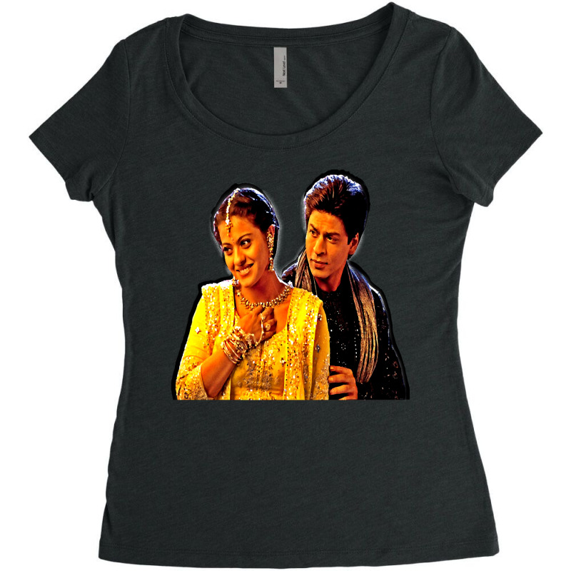 Graphic Picture  Bombay Cinema Vintage Music Women's Triblend Scoop T-shirt by LandinArtists | Artistshot