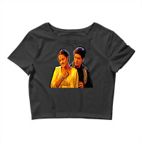 Graphic Picture  Bombay Cinema Vintage Music Crop Top | Artistshot