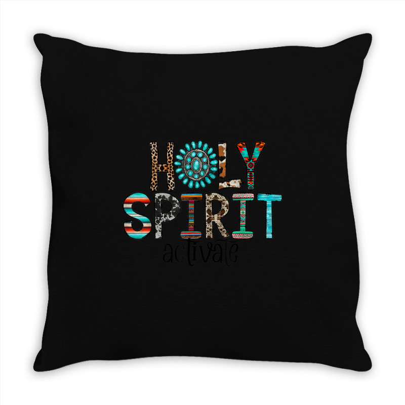 Holy Spirit Activate Western Leopard Christian Religious Mens Best Throw Pillow | Artistshot