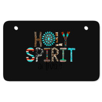 Holy Spirit Activate Western Leopard Christian Religious Mens Best Atv License Plate | Artistshot