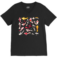 Oriental Koi Goldfish Ranchu Fish Japanese Koi Fish T Shirt V-neck Tee | Artistshot