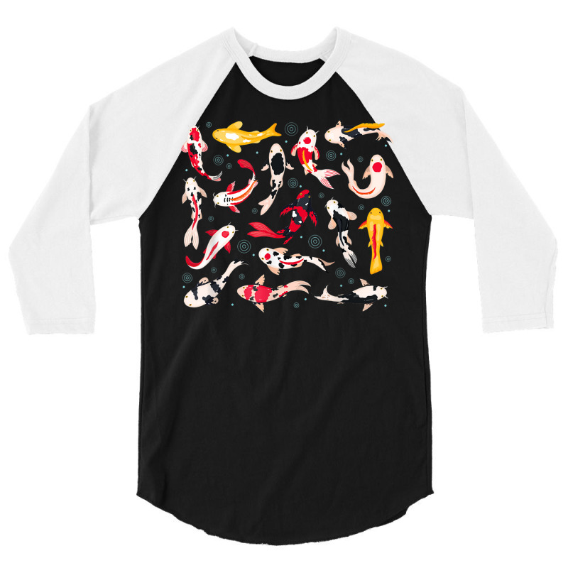 Oriental Koi Goldfish Ranchu Fish Japanese Koi Fish T Shirt 3/4 Sleeve Shirt | Artistshot