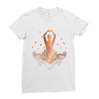 Gold Yoga Ladies Fitted T-shirt | Artistshot