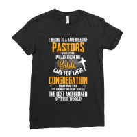 I Belong To A Rare Breed Of Pastors Gift Christian Funny Gift Ladies Fitted T-shirt | Artistshot