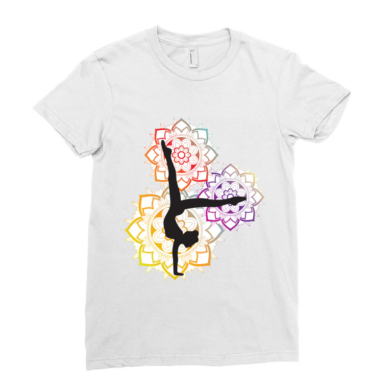 Yoga Ladies Fitted T-Shirt by Pompoyo | Artistshot