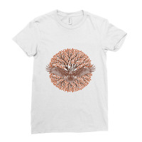 Autumn Eagle Ladies Fitted T-shirt | Artistshot